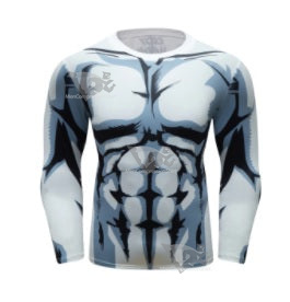 My Hero Academia Plus Ultra White Elite Long Sleeve Rashguard