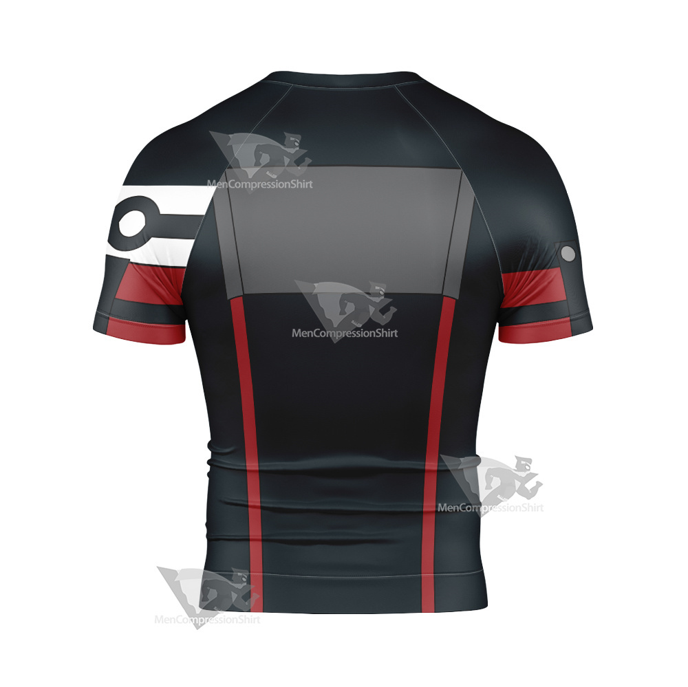 My Hero Academia Seiji Shishikura Short Sleeve Compression Shirt