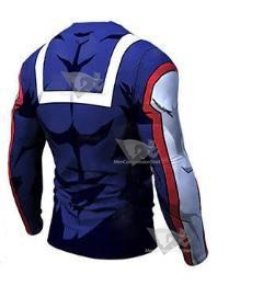 My Hero Academia UA Uniform Long Sleeve Premium Compression RashGuard
