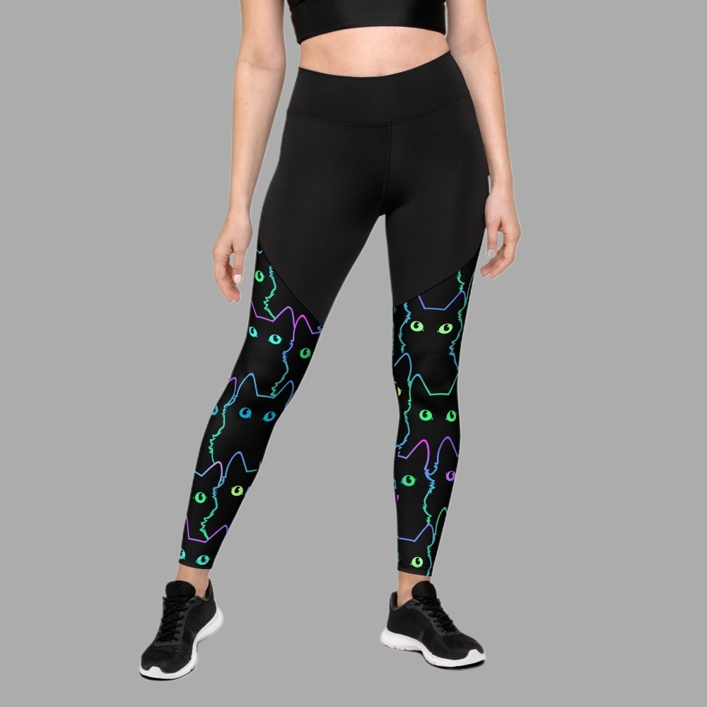 Mystic Halloween Cats Women Compression Legging