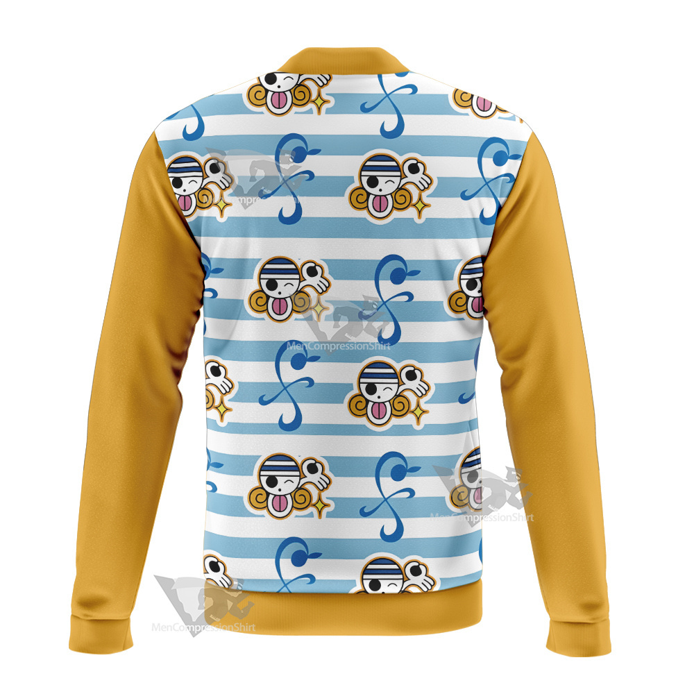 Nami Skull Blue Bomber Jacket
