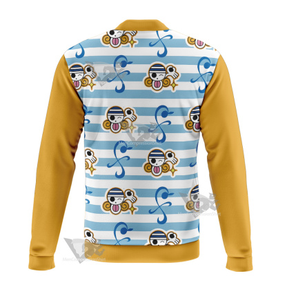 Nami Skull Blue Bomber Jacket