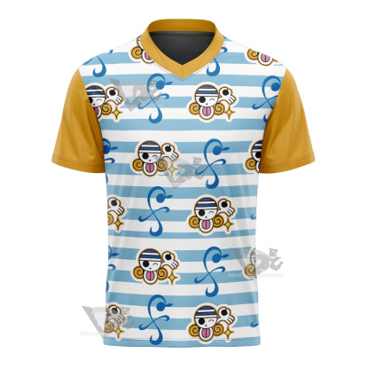 Nami Skull Blue Football Jersey