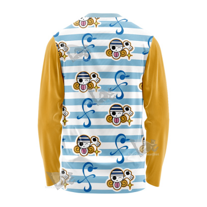 Nami Skull Blue Long Sleeve Shirt