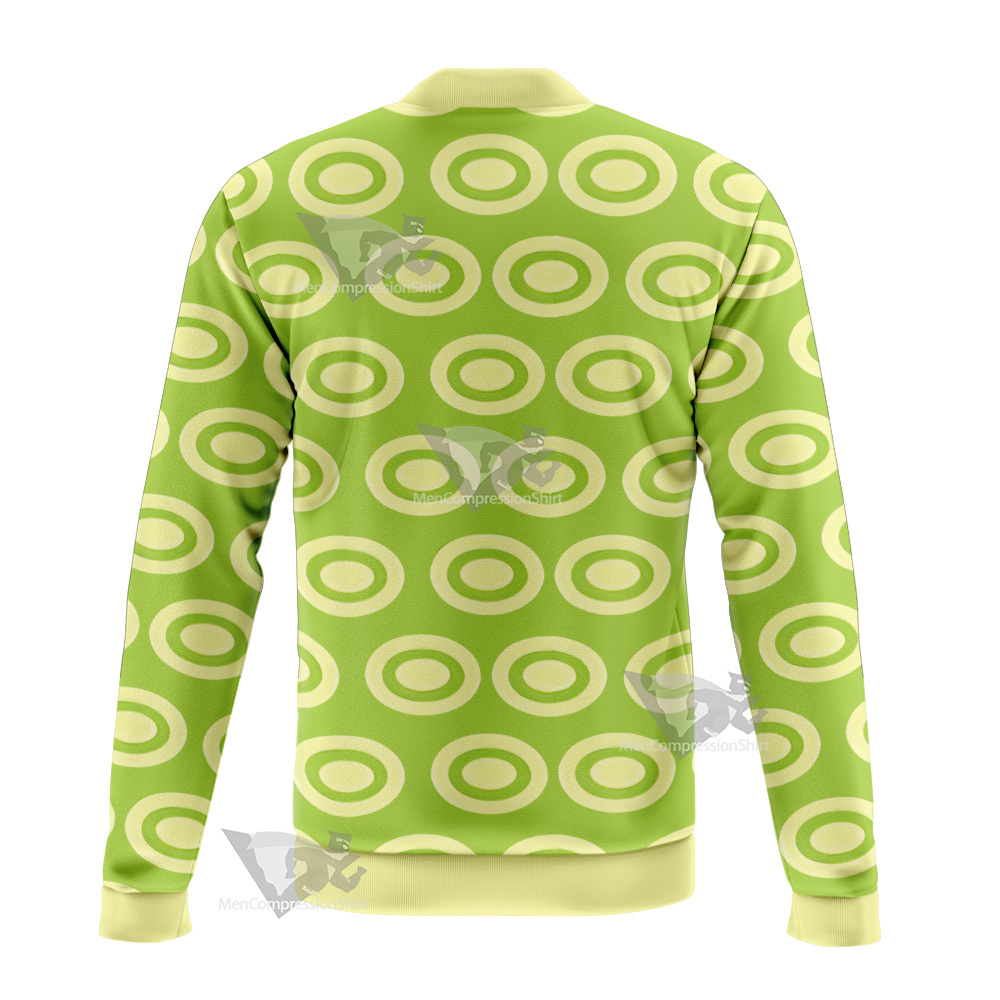 Nami Stampede Green Bomber Jacket