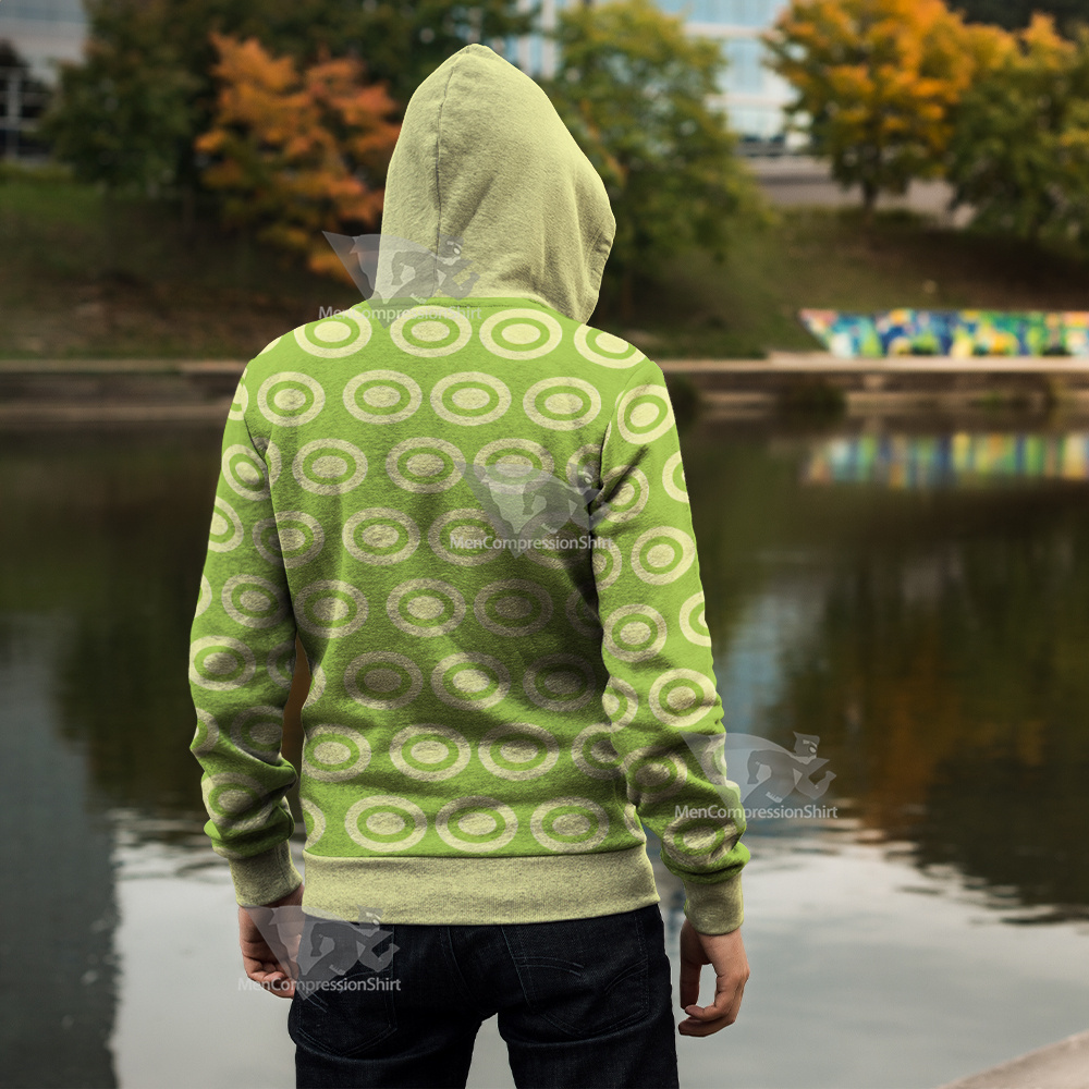 Nami Stampede Green Cosplay Zip Up Hoodie