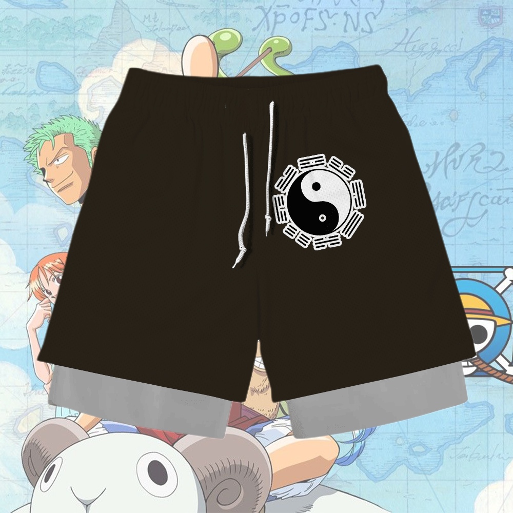 Neji Hyuga Anime Compression Gym Shorts
