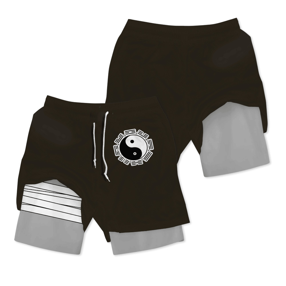 Neji Hyuga Anime Compression Gym Shorts