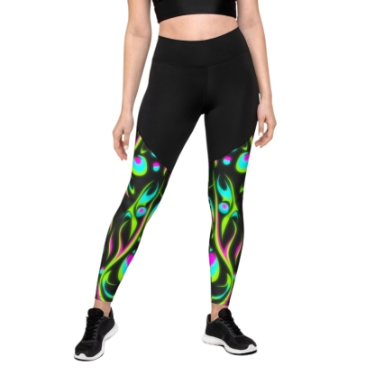 Neon Frenzy Women Compression Legging