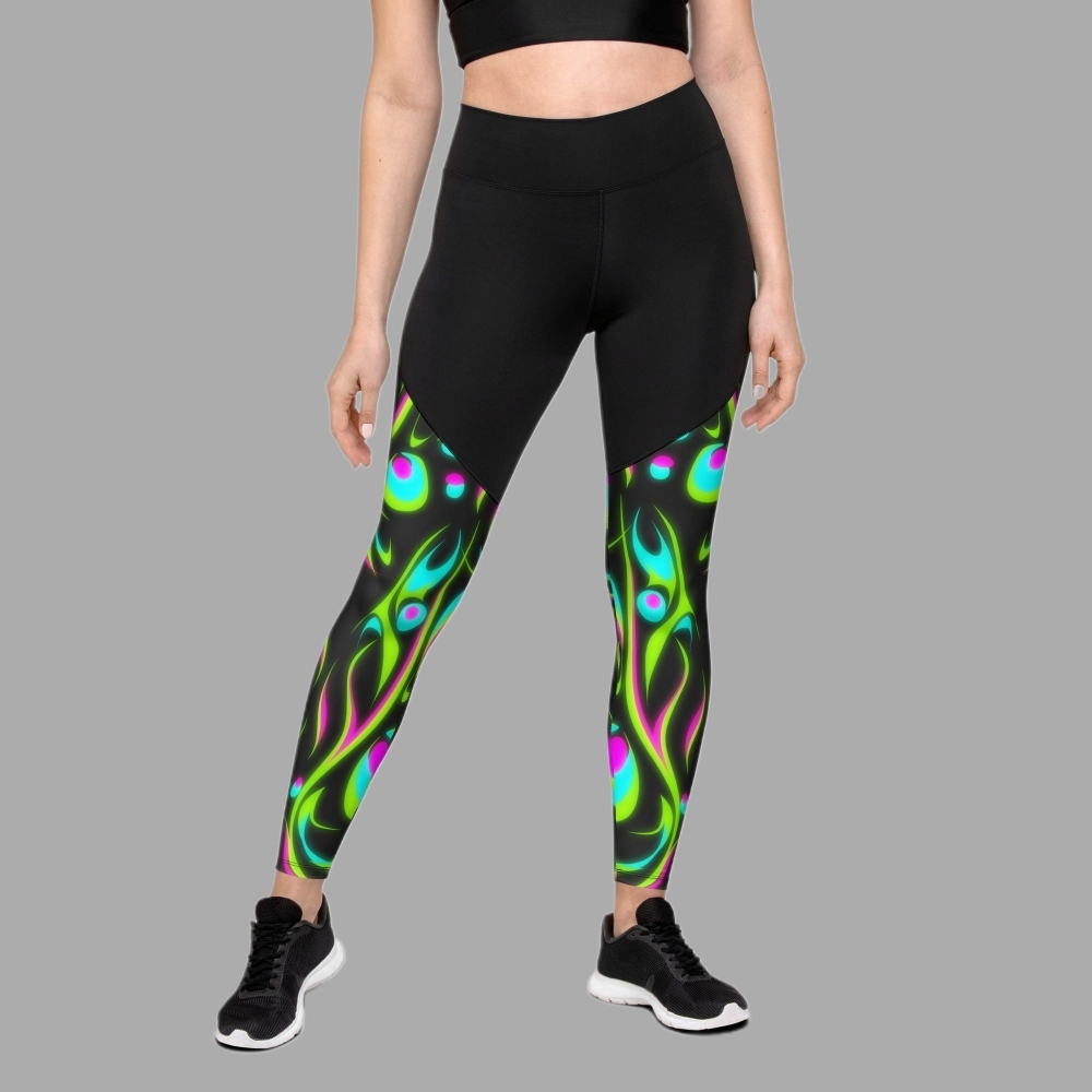 Neon Frenzy Women Compression Legging