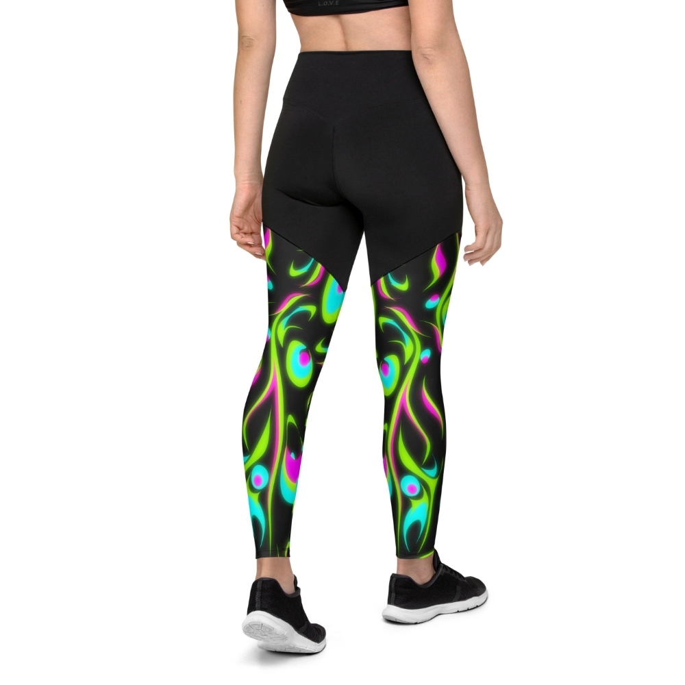 Neon Frenzy Women Compression Legging