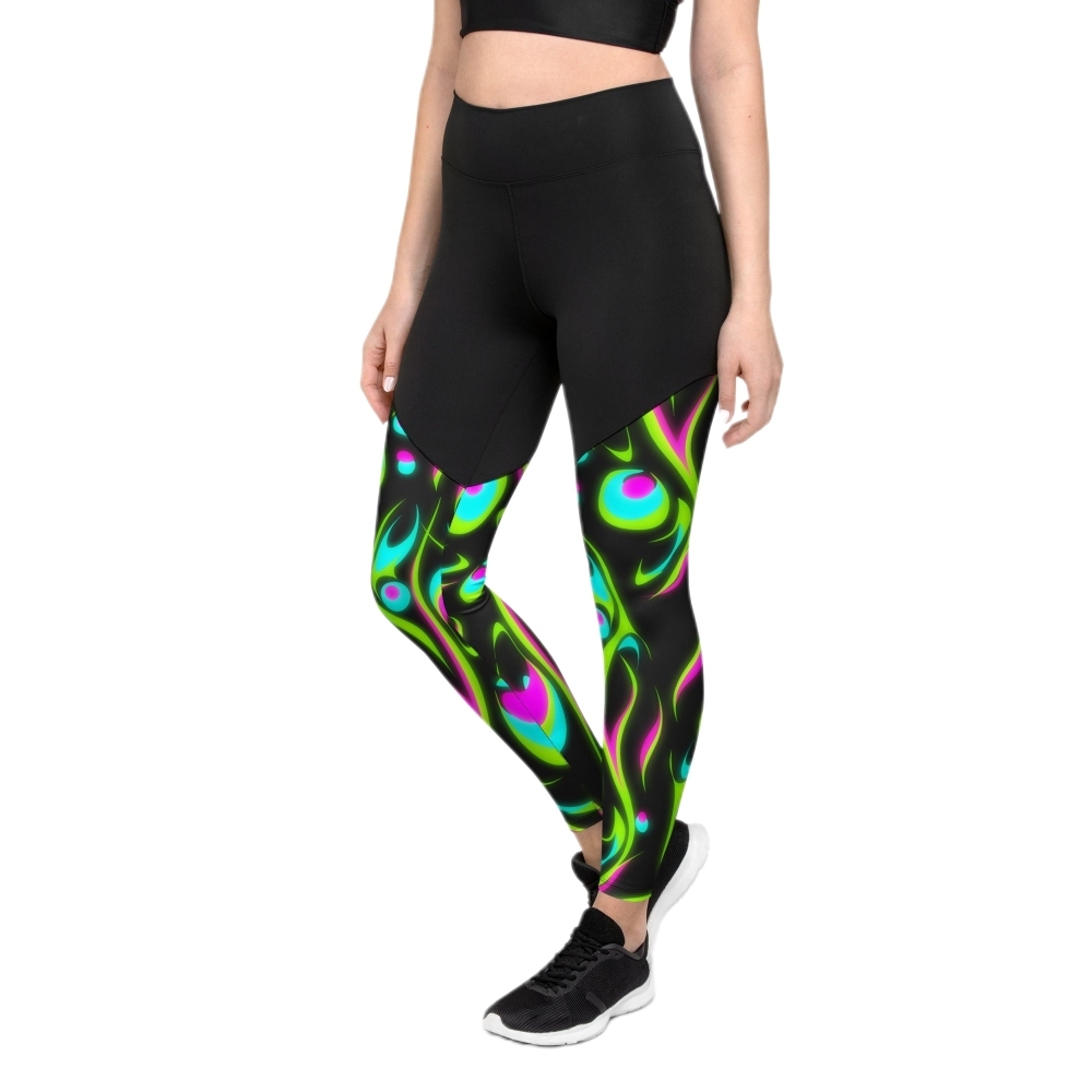 Neon Frenzy Women Compression Legging