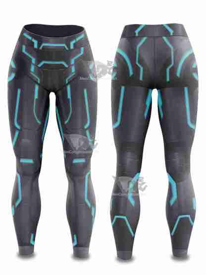 Neon Tech Iron Man Women Compression Leggings