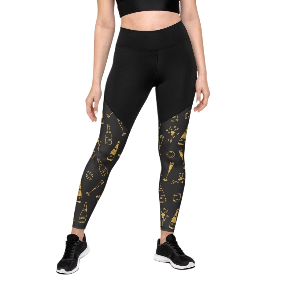 New Year Celebration Women Compression Legging
