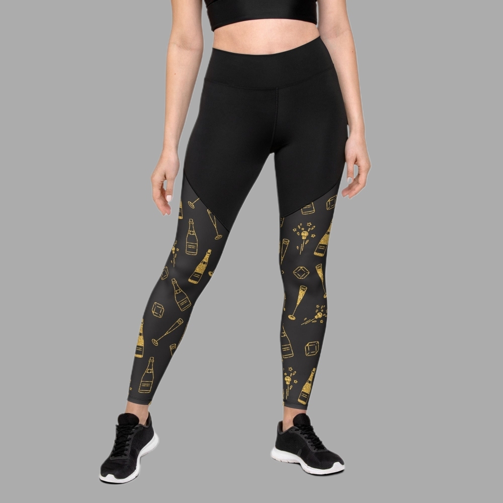 New Year Celebration Women Compression Legging