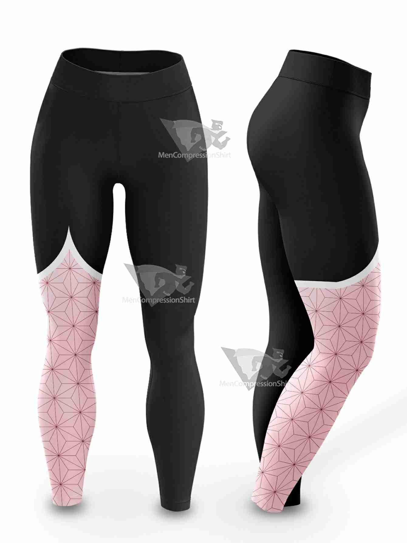Nezuko Boot Style Women Compression Leggings