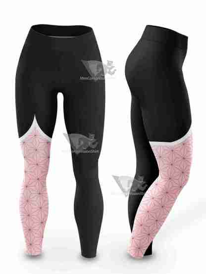 Nezuko Boot Style Women Compression Leggings