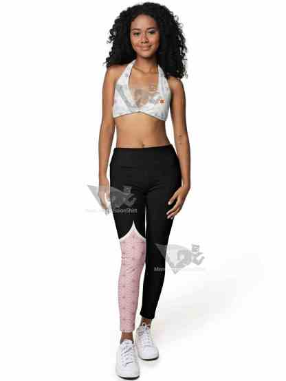 Nezuko Boot Style Women Compression Leggings