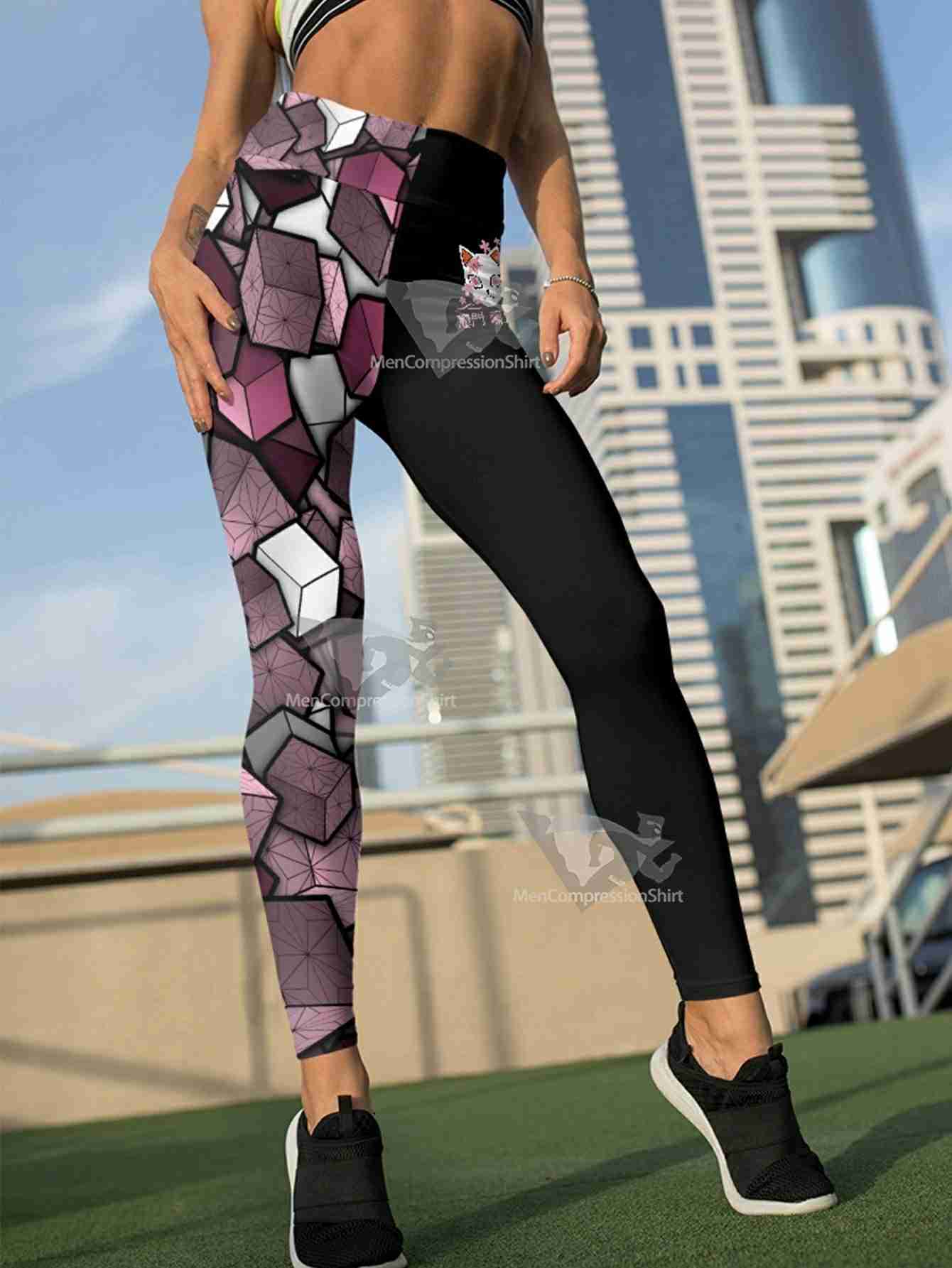 Nezuko Cube Women Compression Leggings
