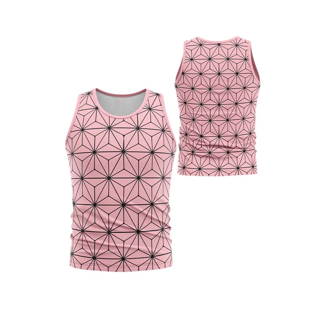 Nezuko Kamado Demon Slayer Sleeveless Compression Shirt