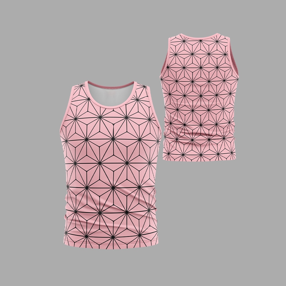 Nezuko Kamado Demon Slayer Sleeveless Compression Shirt