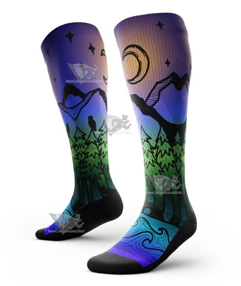 Night Time Bliss Knee High Compression Socks