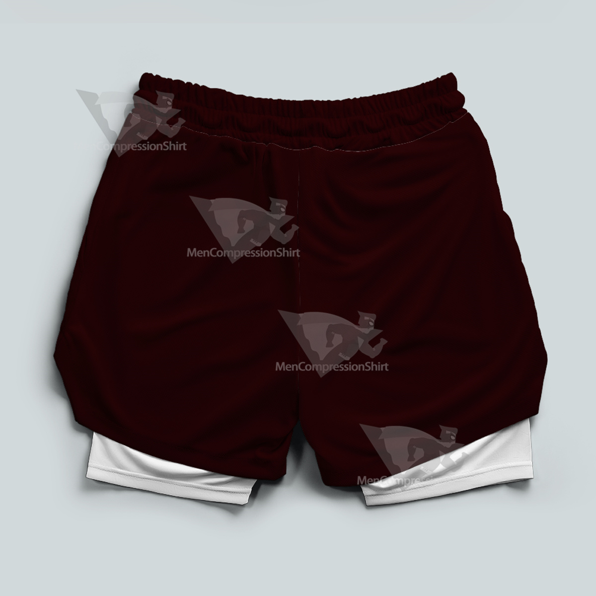 Ninja Kamui Red Men Compression Gym Short
