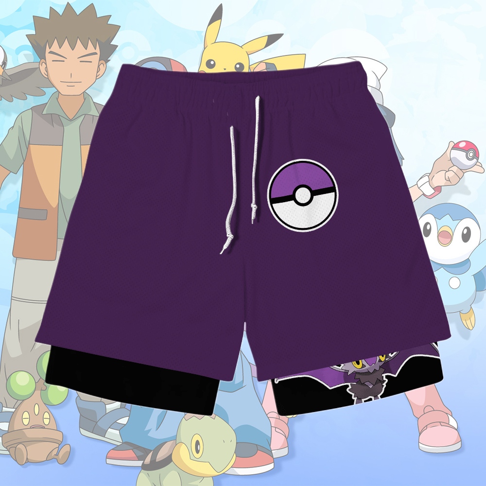 Noibat Anime Compression Gym Shorts