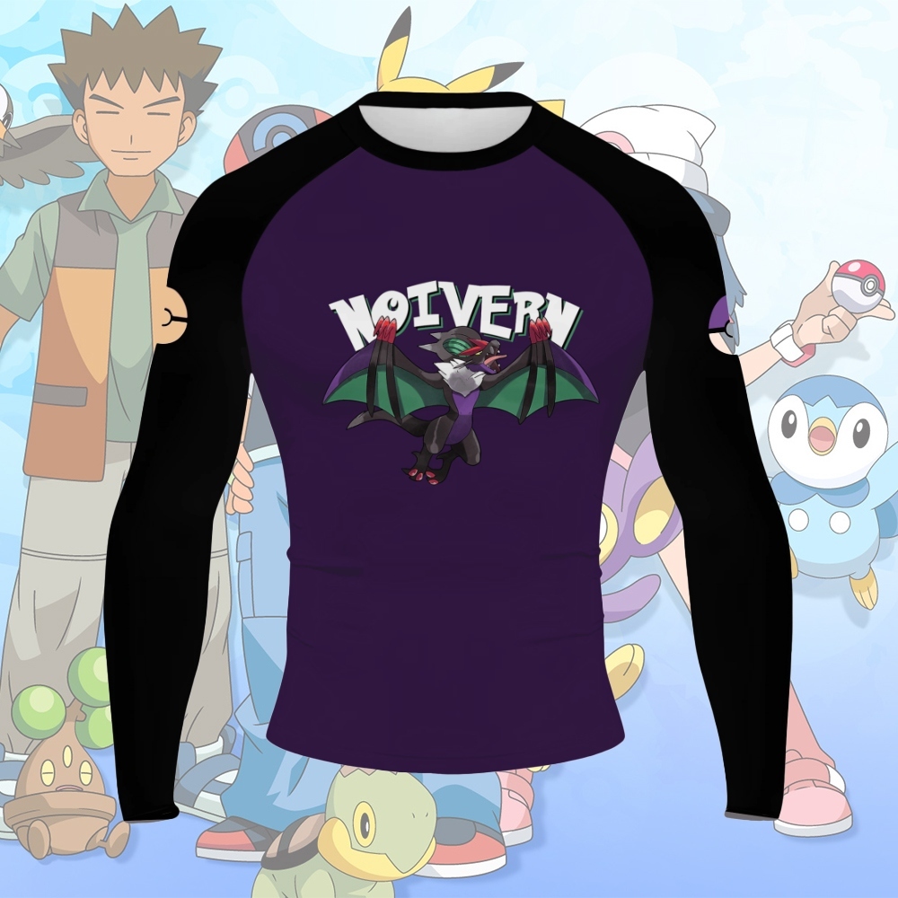 Noivern Men Long Sleeve Compression Shirt