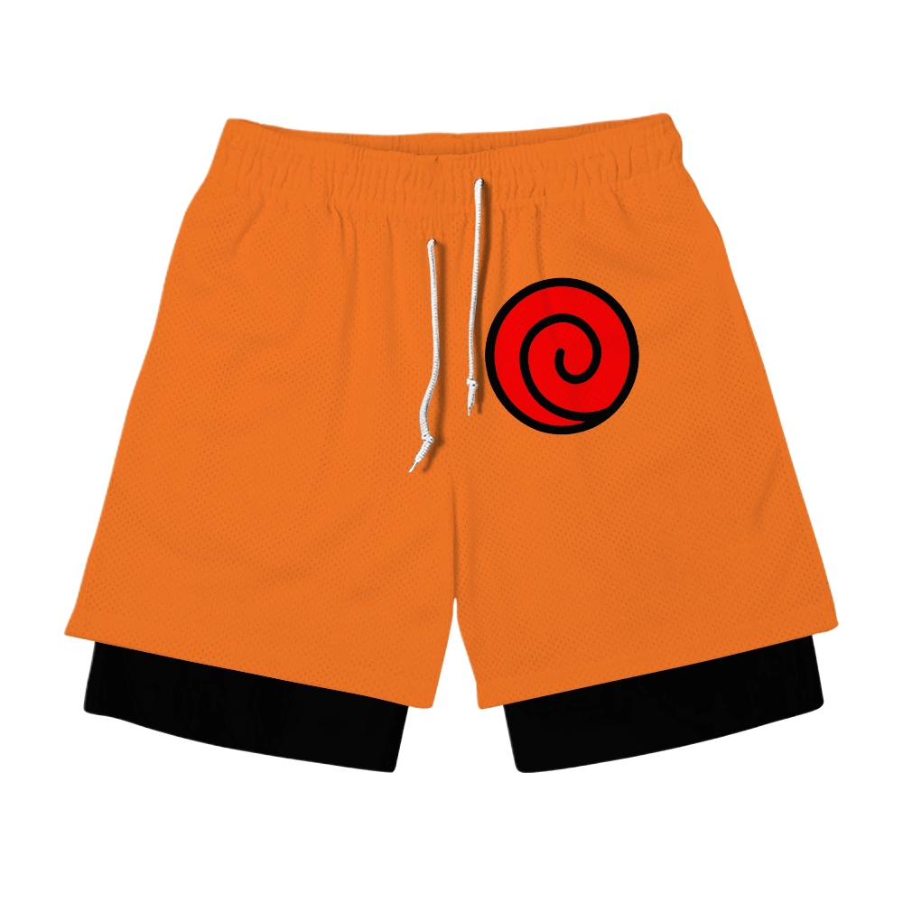 Nrt Uzumaki Anime Compression Gym Shorts