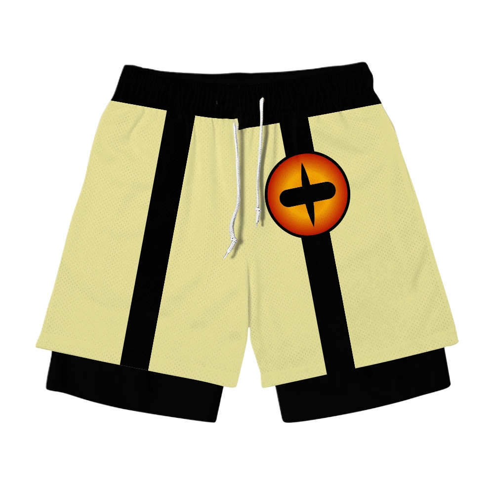 Nrt Uzumaki Bijuu Anime Compression Gym Shorts