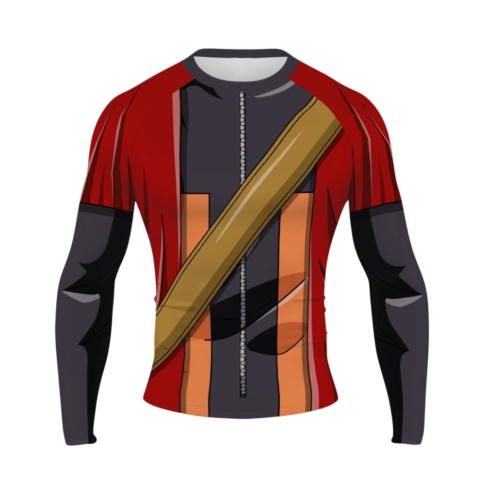 Nrt Uzumaki Sage Men Long Sleeve Compression Shirt