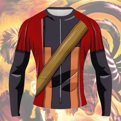 Nrt Uzumaki Sage Men Long Sleeve Compression Shirt