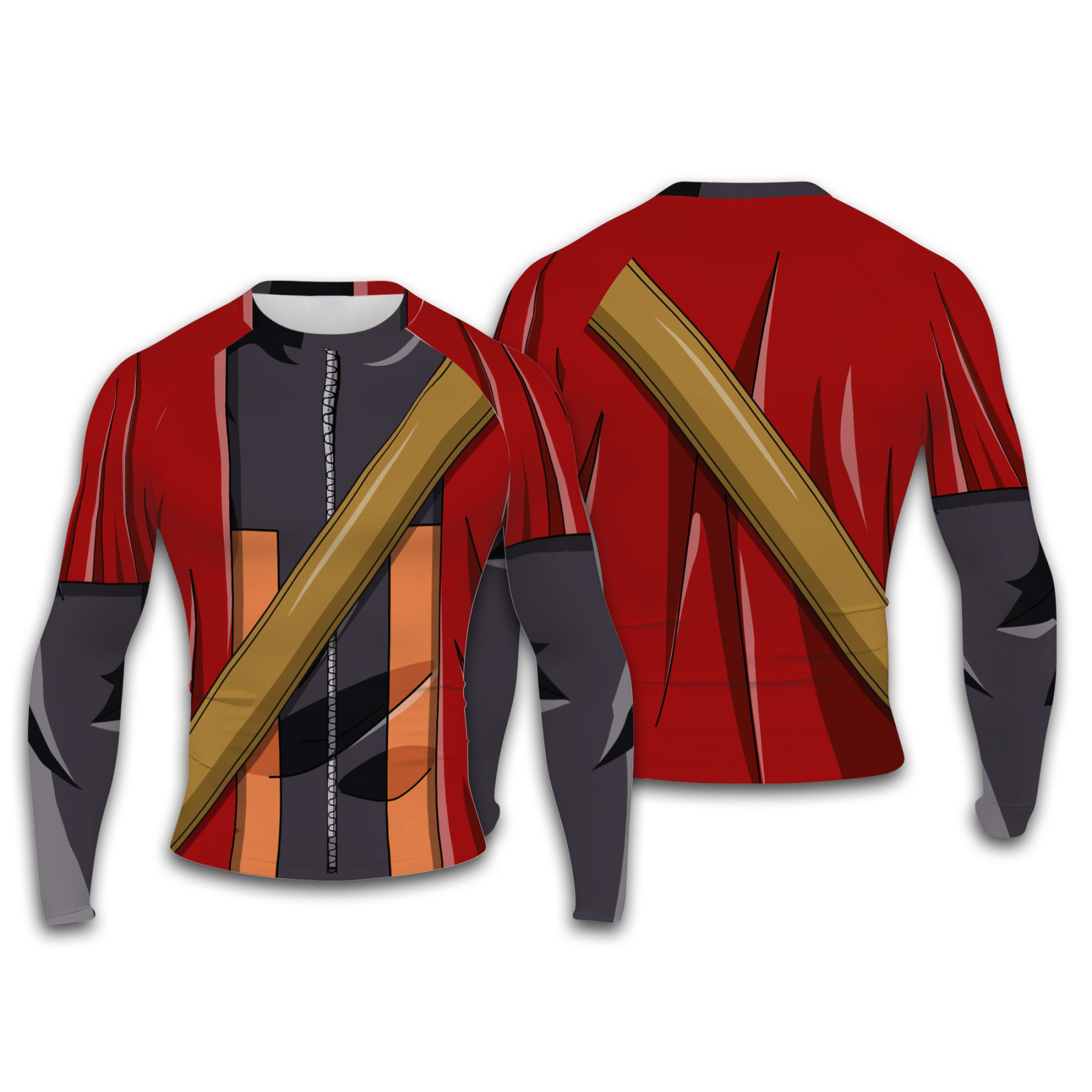 Nrt Uzumaki Sage Men Long Sleeve Compression Shirt