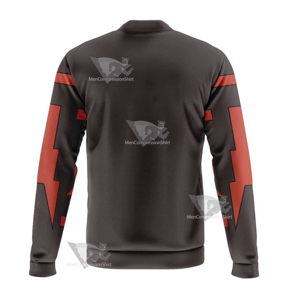 Oban Star Racers Rick Thunderbolt Red Cosplay Bomber Jacket