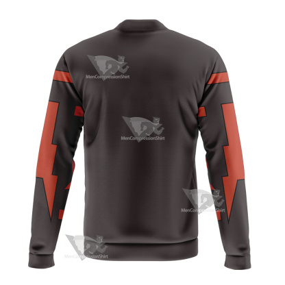 Oban Star Racers Rick Thunderbolt Red Cosplay Bomber Jacket