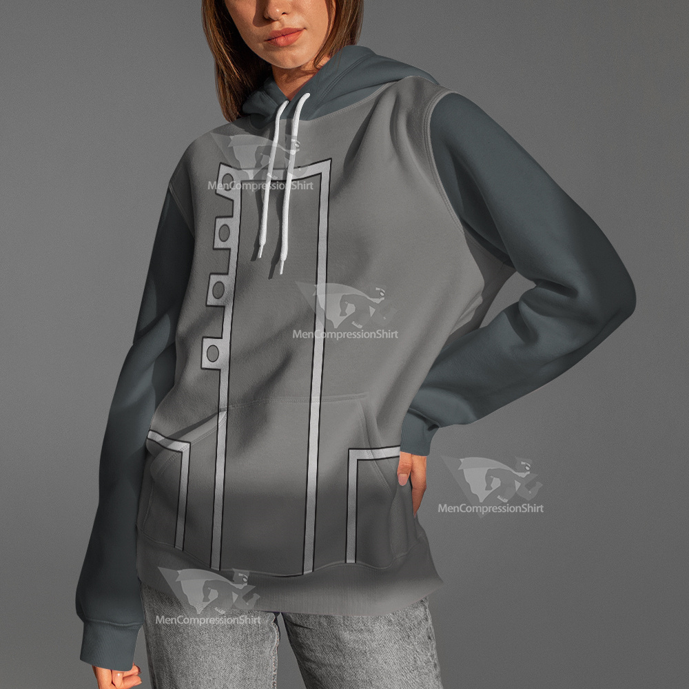 Oban Star Racers Spirit Grey Cosplay Hoodie