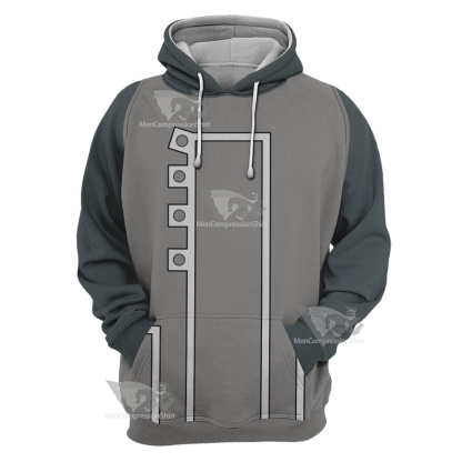 Oban Star Racers Spirit Grey Cosplay Hoodie