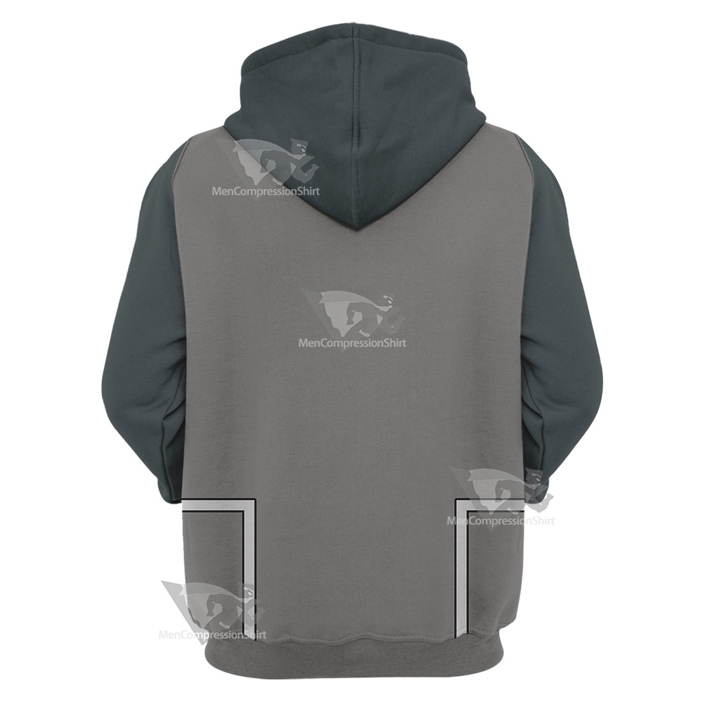 Oban Star Racers Spirit Grey Cosplay Hoodie