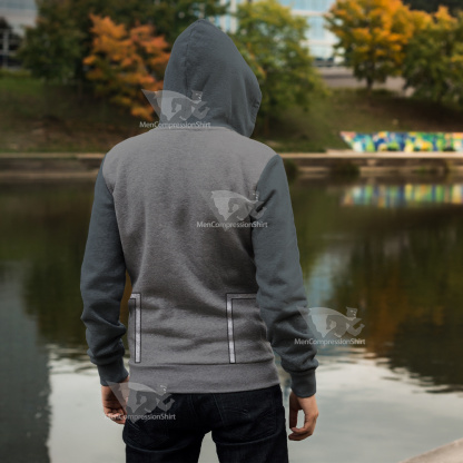 Oban Star Racers Spirit Grey Cosplay Zip Up Hoodie