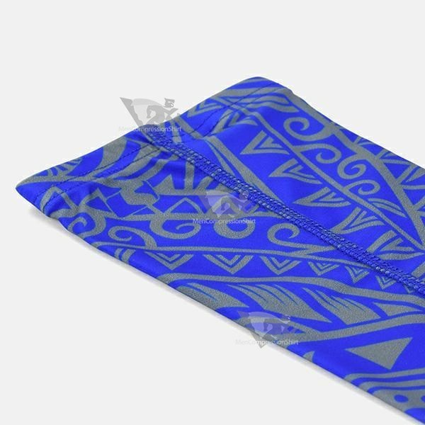 Oceanic Warrior Gray Blue Arm Sleeve