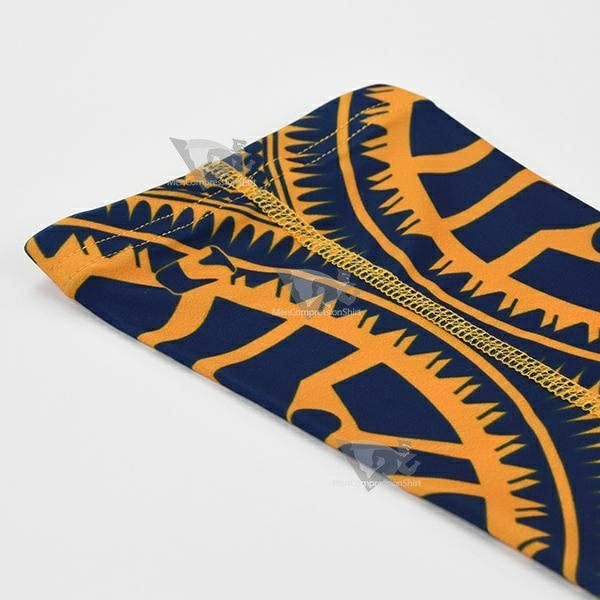 Oceanic Warrior Yellow Navy Kids Arm Sleeve