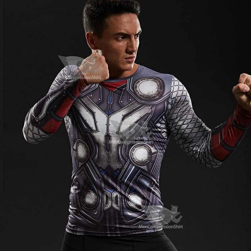Odinson Long Sleeve Compression Shirts For Men