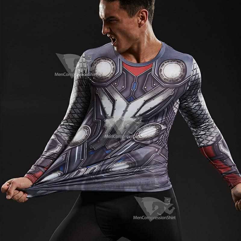 Odinson Long Sleeve Compression Shirts For Men