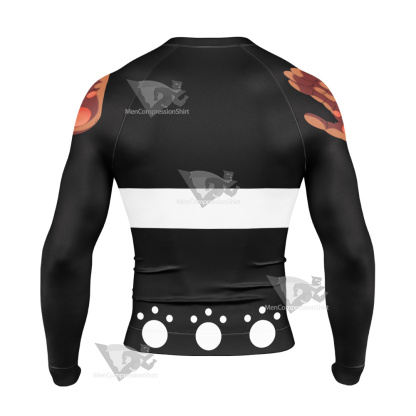 One Piece Bartholomew Kuma Long Sleeve Compression Shirt