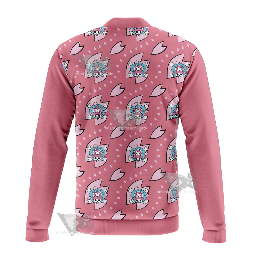 One Piece Chopper Skull Flag Bomber Jacket