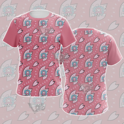 One Piece Chopper Skull Flag Cosplay T-Shirt