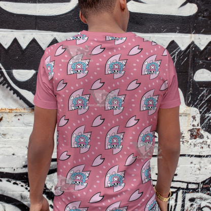 One Piece Chopper Skull Flag Cosplay T-Shirt