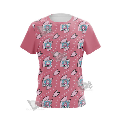 One Piece Chopper Skull Flag Cosplay T-Shirt