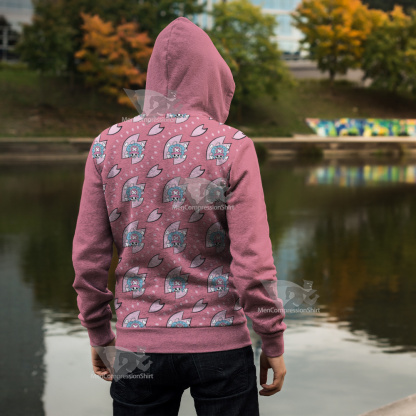 One Piece Chopper Skull Flag Cosplay Zip Up Hoodie